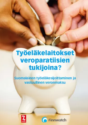 Veroeläkelaitosten verotus raportin kansikuva